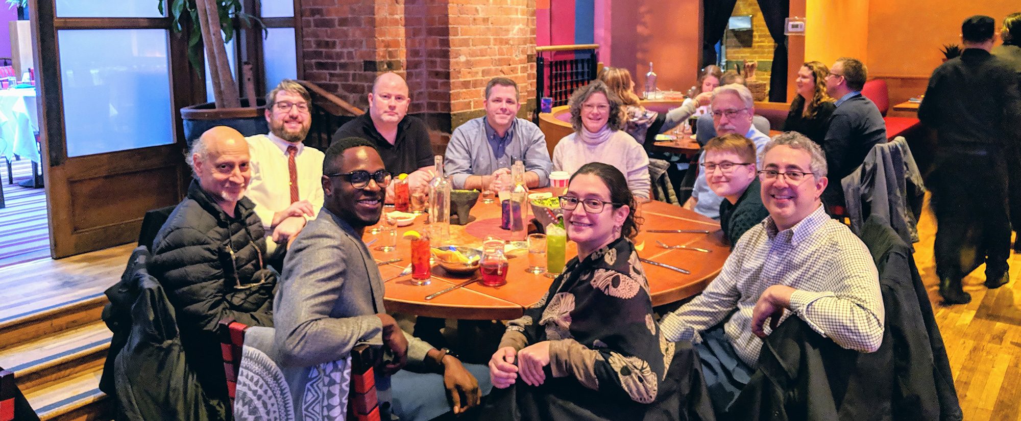 New employee welcome lunch at Rosa Mexicana New employee welcome lunch at Rosa Mexicana