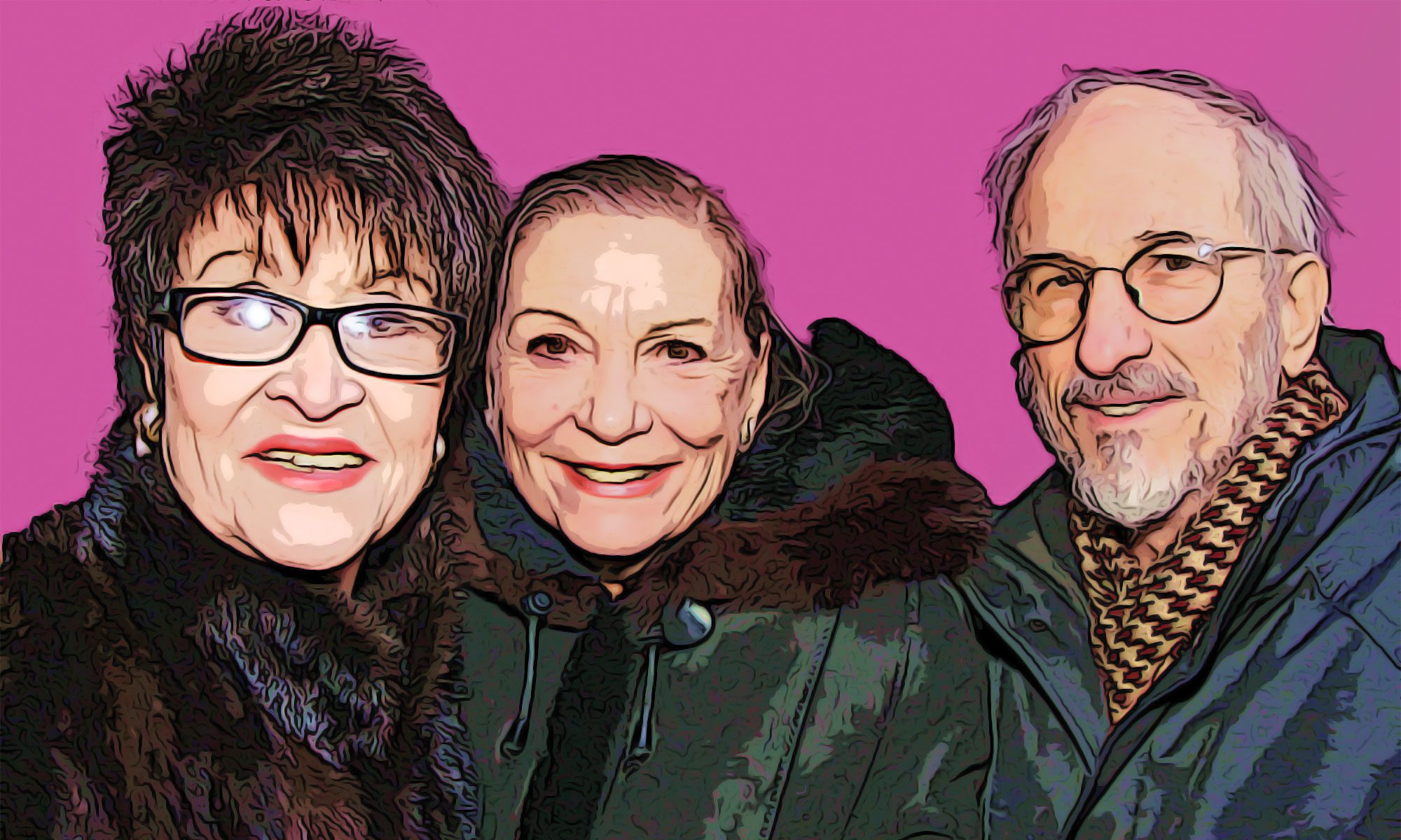 Chita-Graciela-Jules Illustration of Chita Rivera, Graciela Daniele, and Jules Fisher