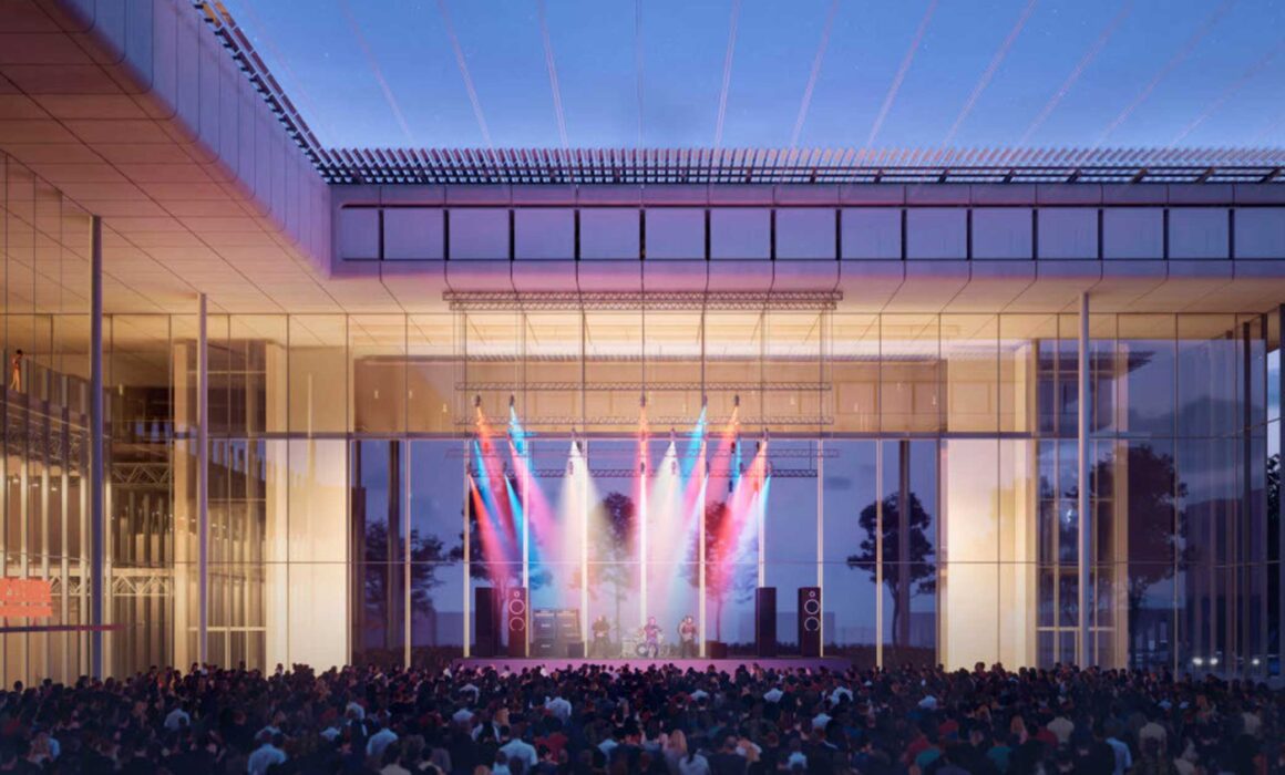 The Center for Arts and Innovation | Boca Raton - Rendering by Renzo Piano Building Workshop