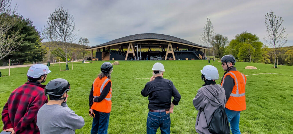 FDA Team overlooking Hudson Valley Shakespeare